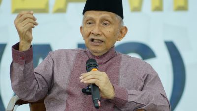 Polemik Video Prabowo-Teddy, Amien Rais Tantang Pembuktian di Pengadilan