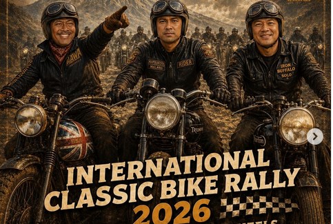 500 Motor Antik Ramaikan Rally Internasional Malang-Solo