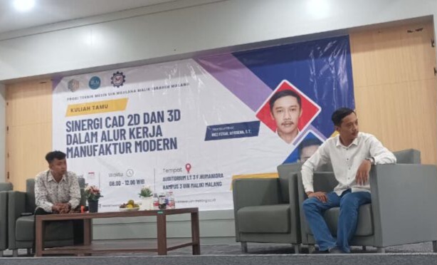 Sinergi CAD 2D dan 3D, Teknik Mesin UIN Malang Bekali Mahasiswa Hadapi Industri Manufaktur Digital Sinergi CAD 2D dan 3D, Teknik Mesin UIN Malang Bekali Mahasiswa Hadapi Industri Manufaktur Digital