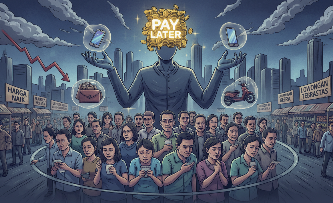 Waspada ‘Makan Utang’: PayLater Meroket Saat Daya Beli Merosot