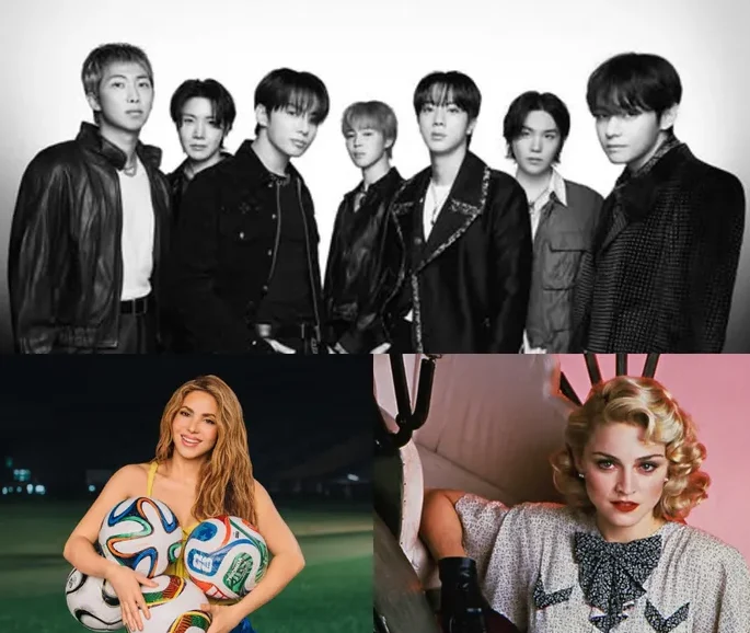BTS-Madonna-Shakira Siap Tampil di Final Piala Dunia 2026, Saham Hybe Langsung Melonjak