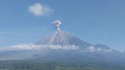 Semeru 4 Kali Erupsi Pagi Ini, Lontaran Abu Vulkanik Capai 1.000 Meter