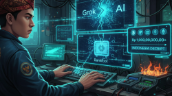 Hacker Indonesia vs AI Elon Musk: Pencurian Kripto Rp3,4 M Lewat Morse