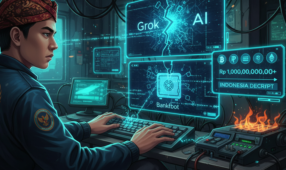 Hacker Indonesia vs AI Elon Musk: Pencurian Kripto Rp3,4 M Lewat Morse