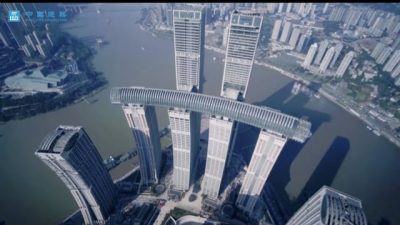 The Crystal Chongqing, “Pencakar Langit Horizontal” Raksasa di China
