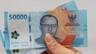 Rupiah Rp50 Ribu TE 2022 Jadi Uang Teraman Kedua Dunia