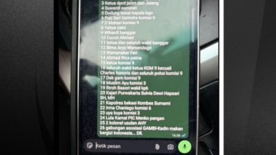 Beredar Daftar Nama Diduga Terlibat Korupsi MBG, dari DPR hingga Wakil Menteri