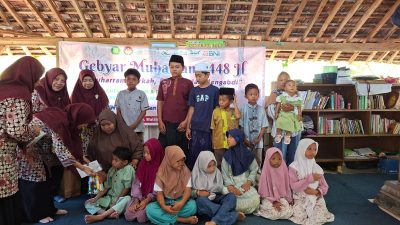 DPW UIN Malang Tebar Kebahagiaan Muharam, Puluhan Anak Yatim dan Duafa Terima Santunan