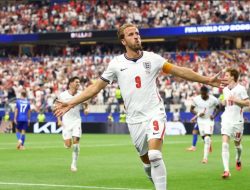 Kane Ukir Dua Gol, Inggris Gulung Kroasia