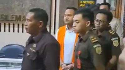 Anggota DPRD Putra Eks Bupati Sleman Dijebloskan Tahanan