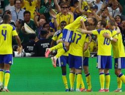 Pesta Gol ke Gawang Tunisia, Swedia Geser Belanda-Jepang