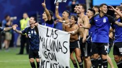 Spanduk Malvinas Warnai Selebrasi Argentina, FIFA Bisa Jatuhkan Hukuman