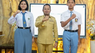 Rudy Mas’ud Lepas Dua Putra-Putri Kaltim Menuju Paskibraka Nasional
