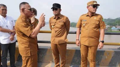 Respons Keluhan Warga, Rudy Mas’ud Turun Langsung ke Jembatan Mahulu