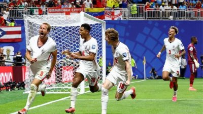 Harry Kane Borong Dua Gol, Inggris Lolos Dramatis ke 16 Besar