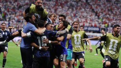 Comeback Dramatis Argentina Tumbangkan Inggris, Tantang Spanyol di Final