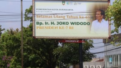 Polemik Baliho Jokowi: Wali Kota Solo Respati Ardi Dilaporkan ke Kejari