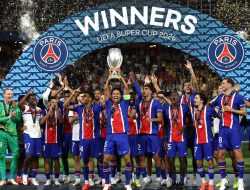 PSG Kembali Kuasai Piala Super Eropa, Taklukkan Aston Villa