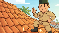 Prabowo Soroti Genteng Sabut Kelapa BRIN