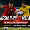 Indonesia vs Malaysia U-20: Rekor Lama dan Ujian Baru Garuda Muda