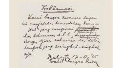 Ada di Mana Teks Proklamasi Tulisan Tangan Soekarno?