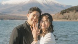 Jerome Polin Akhirnya Lamar Gracia Caroline di Bawah Gunung Fuji Jepang