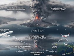 Erupsi Anak Krakatau Lumpuhkan Penerbangan, 467 Flight Terdampak