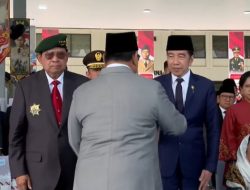 Jokowi dan SBY Hadiri HUT Ke-81 TNI di Cilangkap, Prabowo Jadi Inspektur Upacara