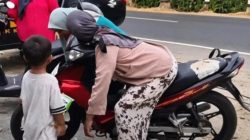 Viral, Seorang Ibu Meninggal saat Naik Motor di Ponorogo