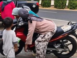 Viral, Seorang Ibu Meninggal saat Naik Motor di Ponorogo
