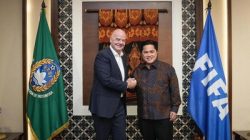 Jelang Final Indonesia vs Thailand, Erick Thohir Sambut Kedatangan Presiden FIFA